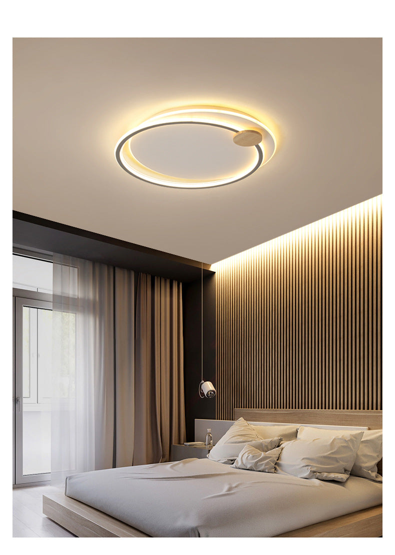 Circle Metal Flush Mount Ceiling Light Fixture Simple LED Close to Ceiling Lighting Clearhalo 'Ceiling Lights' 'Close To Ceiling Lights' 'Lighting' 2630869