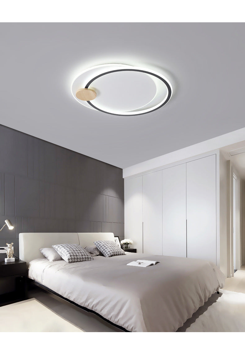 Circle Metal Flush Mount Ceiling Light Fixture Simple LED Close to Ceiling Lighting Clearhalo 'Ceiling Lights' 'Close To Ceiling Lights' 'Lighting' 2630870