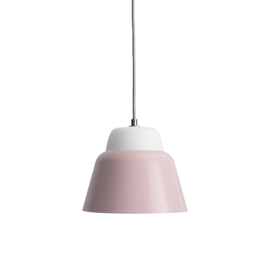 Cone Hanging Light Fixture Macaron Metal 1 Head 6.5"/10.5" Height Pink/Blue/Black Pendant Ceiling Light Clearhalo 'Ceiling Lights' 'Glass shade' 'Glass' 'Modern Pendants' 'Modern' 'Pendant Lights' 'Pendants' Lighting' 263097