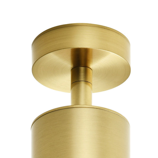 Golden 1 Head Wall Mount Light Contemporary Metallic Cylindrical Surface Wall Sconce Clearhalo 'Wall Lamps & Sconces' 'Wall Lights' Lighting' 263954