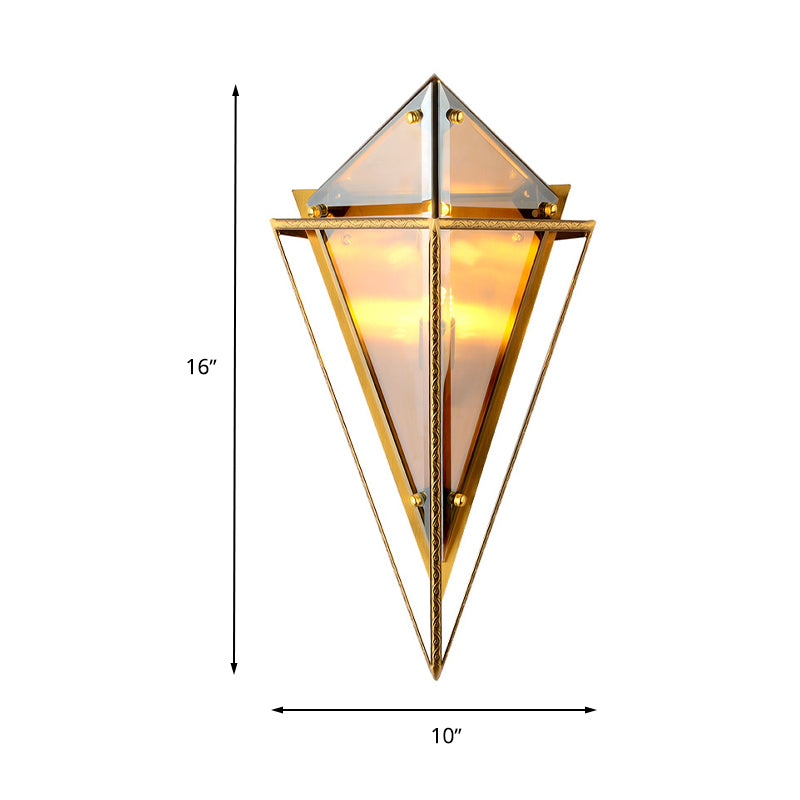 Minimalist Diamond Wall Light Fixture 2-Bulb Crystal Sconce in Amber/Smoke Gray for Living Room Clearhalo 'Modern wall lights' 'Modern' 'Wall Lamps & Sconces' 'Wall Lights' Lighting' 266651