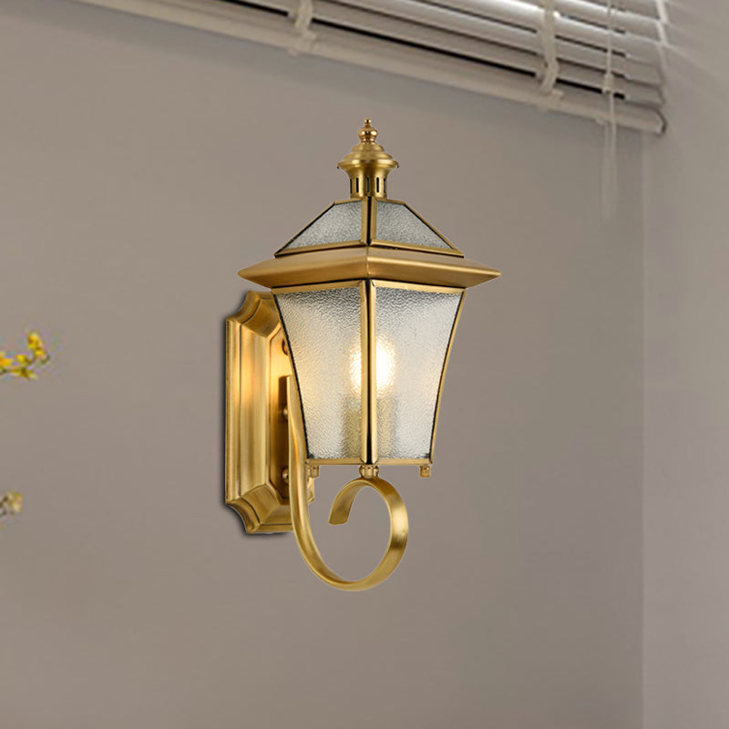 Birdcage Metal Wall Sconce Traditional 1 Bulb 14"/15" H Brass Foyer Wall Mounted Light Fixture Brass 14" Clearhalo 'Wall Lamps & Sconces' 'Wall Lights' Lighting' 274223