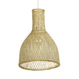 Rustic Woven Hanging Light Bamboo 1 Bulb Ceiling Pendant Lamp in Wood for Living Room Clearhalo 'Ceiling Lights' 'Modern Pendants' 'Modern' 'Pendant Lights' 'Pendants' Lighting' 275374