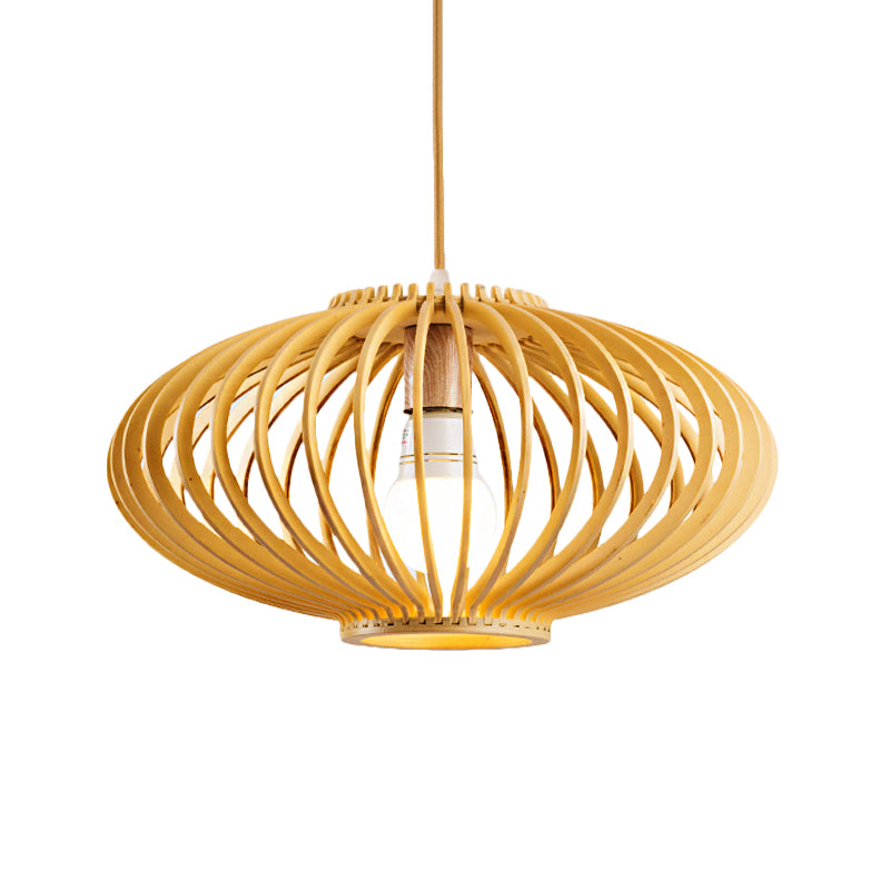 Black/Yellow Laser Cut Hanging Lamp Contemporary 1 Head Wood Ceiling Pendant Light for Restaurant Clearhalo 'Ceiling Lights' 'Modern Pendants' 'Modern' 'Pendant Lights' 'Pendants' Lighting' 276278