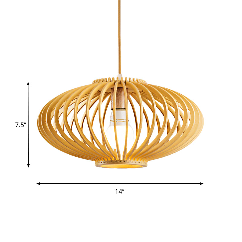 Black/Yellow Laser Cut Hanging Lamp Contemporary 1 Head Wood Ceiling Pendant Light for Restaurant Clearhalo 'Ceiling Lights' 'Modern Pendants' 'Modern' 'Pendant Lights' 'Pendants' Lighting' 276279