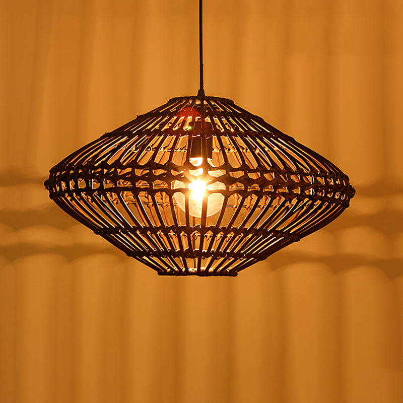 Black/Yellow Laser Cut Hanging Lamp Contemporary 1 Head Wood Ceiling Pendant Light for Restaurant Clearhalo 'Ceiling Lights' 'Modern Pendants' 'Modern' 'Pendant Lights' 'Pendants' Lighting' 276282