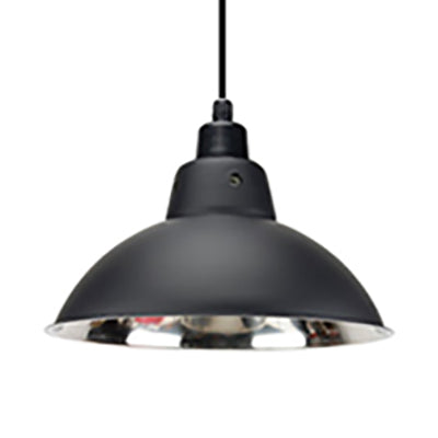 13"/16.5" Width Dome Dining Table Ceiling Pendant Industrial Stainless Steel 1 Head Black/Gray Hanging Pendant Lighting Matte Black Clearhalo 'Art Deco Pendants' 'Black' 'Cast Iron' 'Ceiling Lights' 'Ceramic' 'Crystal' 'Industrial Pendants' 'Industrial' 'Metal' 'Middle Century Pendants' 'Pendant Lights' 'Pendants' 'Rustic Pendants' 'Tiffany' Lighting' 2813