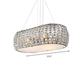 Laser Cut Ceiling Chandelier Tradition Clear Crystal 6 Heads Gold Suspension Pendant Light Clearhalo 'Ceiling Lights' 'Chandeliers' Lighting' options 282014