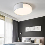 Circle Flushmount Modern Acrylic 16"/20.5" Wide LED White Ceiling Light Fixture in Warm/White Light for Bedroom Clearhalo 'Ceiling Lights' 'Close To Ceiling Lights' 'Close to ceiling' 'Flush mount' Lighting' 289730