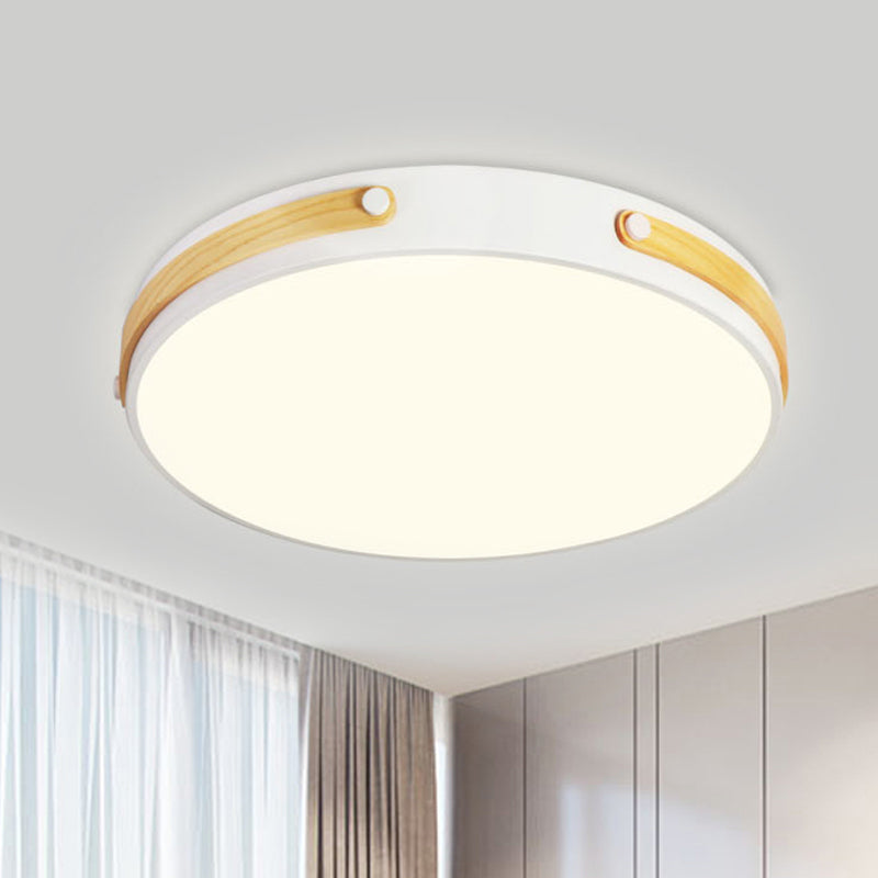 Circular Flushmount Modernist Acrylic Brown/Light Brown/Red Brown LED Close to Ceiling Lamp in Warm/White Light, 16"/21.5" Wide Clearhalo 'Ceiling Lights' 'Close To Ceiling Lights' 'Close to ceiling' Lighting' 289822