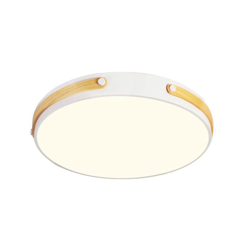 Circular Flushmount Modernist Acrylic Brown/Light Brown/Red Brown LED Close to Ceiling Lamp in Warm/White Light, 16"/21.5" Wide Clearhalo 'Ceiling Lights' 'Close To Ceiling Lights' 'Close to ceiling' Lighting' 289824