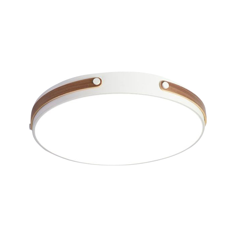 Circular Flushmount Modernist Acrylic Brown/Light Brown/Red Brown LED Close to Ceiling Lamp in Warm/White Light, 16"/21.5" Wide Clearhalo 'Ceiling Lights' 'Close To Ceiling Lights' 'Close to ceiling' Lighting' 289829