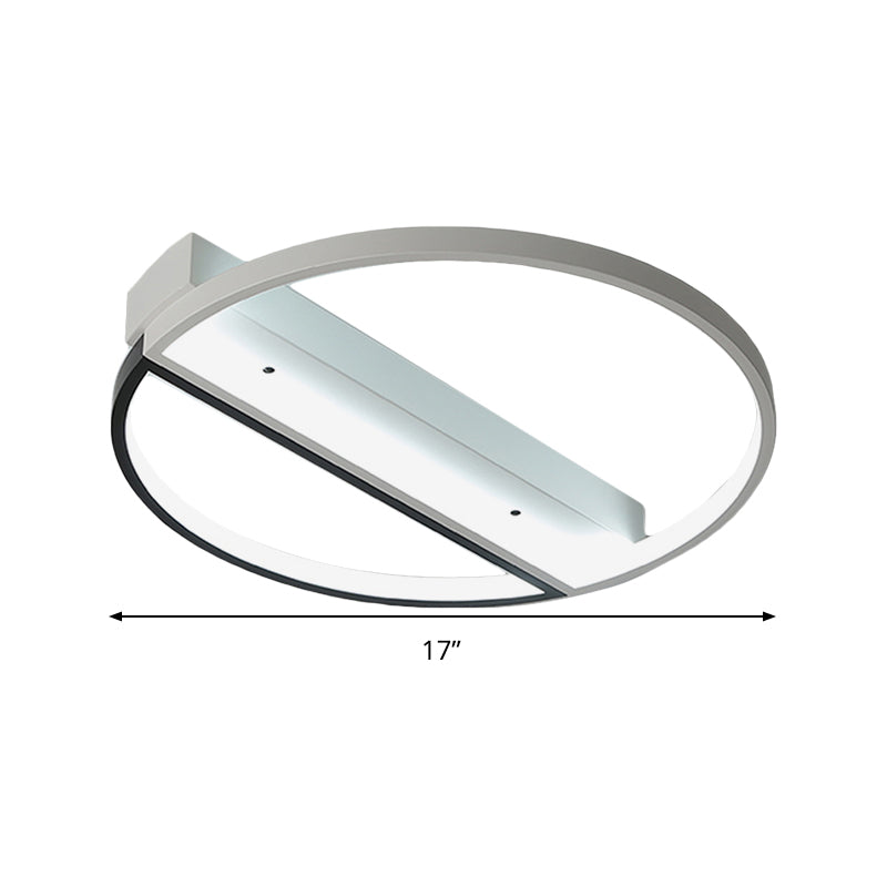 Ring Flush Mount Lighting Minimalist Acrylic LED Ceiling Light Clearhalo 'Ceiling Lights' 'Close To Ceiling Lights' 'Close to ceiling' 'Flush mount' Lighting' 290309