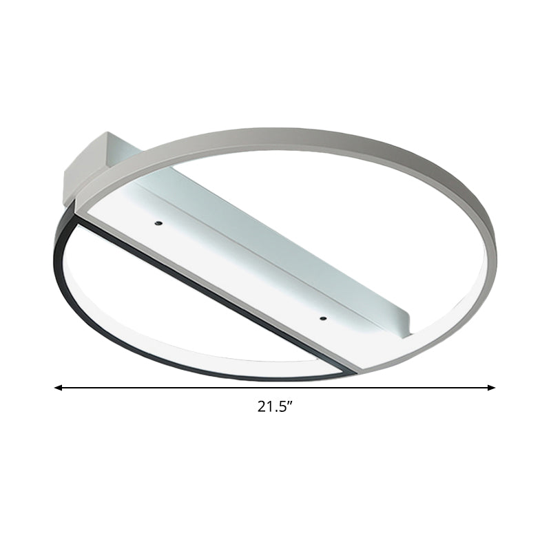 Ring Flush Mount Lighting Minimalist Acrylic LED Ceiling Light Clearhalo 'Ceiling Lights' 'Close To Ceiling Lights' 'Close to ceiling' 'Flush mount' Lighting' 290310