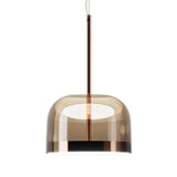 Bowl Pendant Light Modernism Clear Glass 1 Head Black/Rose Gold Hanging Ceiling Light for Dining Room Clearhalo 'Ceiling Lights' 'Glass shade' 'Glass' 'Modern Pendants' 'Modern' 'Pendant Lights' 'Pendants' Lighting' 290837