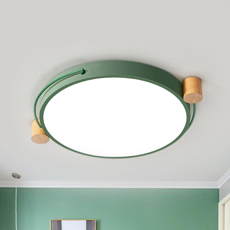 Minimalist Oval Ceiling Mount Light Fixture Metal LED 16"/19.5"/23.5" Long Bedroom Flushmount Lighting in Grey/White/Green, Warm/White Light Clearhalo 'Ceiling Lights' 'Close To Ceiling Lights' 'Close to ceiling' 'Flush mount' Lighting' 290898