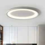 Matte White Oval Ceiling Flush Mount 22"/26" Wide Nordic Slim Acrylic Indoor Lamp in Warm/White Light/Remote Control Stepless Dimming White Remote Control Stepless Dimming Clearhalo 'Ceiling Lights' 'Close To Ceiling Lights' 'Close to ceiling' 'Flush mount' Lighting' 291154