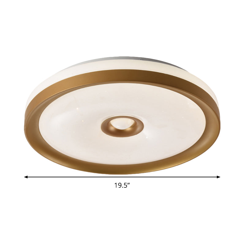 Macaron Grey/Pink/Brown Round Flush Light High Penetrated Acrylic LED Ceiling Mount Lamp in Third Gear Clearhalo 'Ceiling Lights' 'Close To Ceiling Lights' 'Close to ceiling' Lighting' 292310