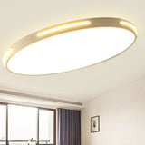 23"/27" Dia White Thin Round Flush Lamp Simple Style LED Acrylic Ceiling Light Fixture in Warm/White/3 Color Light Clearhalo 'Ceiling Lights' 'Close To Ceiling Lights' 'Close to ceiling' 'Flush mount' Lighting' 294256