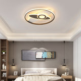 Circle Ceiling Light Modern Acrylic Black and White LED Flush Mount Light Fixture Clearhalo 'Ceiling Lights' 'Close To Ceiling Lights' 'Close to ceiling' 'Flush mount' Lighting' 294482