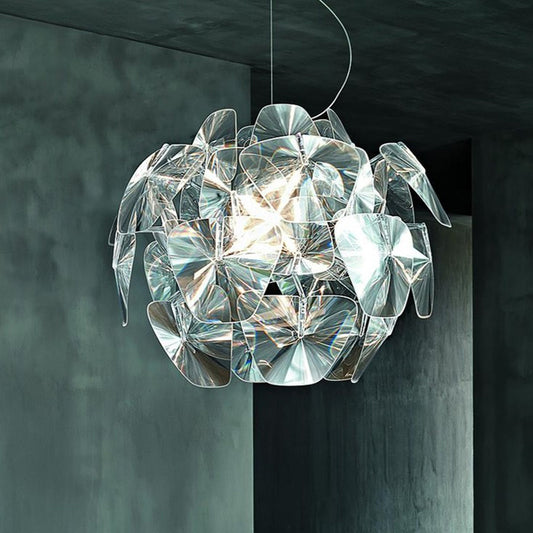 Round Pendant Lighting Modernist Clear Glass 1 Head 22"/25.5" Wide Ceiling Hanging Light Clearhalo 'Ceiling Lights' 'Glass shade' 'Glass' 'Modern Pendants' 'Modern' 'Pendant Lights' 'Pendants' Lighting' 298153