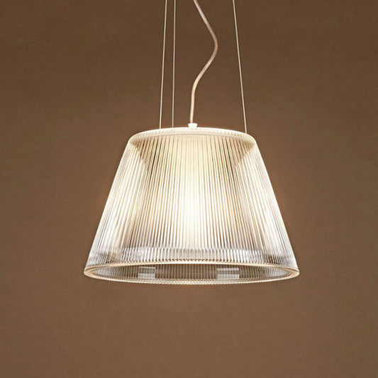 Contemporary Conical Pendant Light Clear Glass 1 Bulb Living Room Suspended Lighting Fixture Clearhalo 'Ceiling Lights' 'Close To Ceiling Lights' 'Glass shade' 'Glass' 'Modern Pendants' 'Modern' 'Pendant Lights' 'Pendants' Lighting' 298162