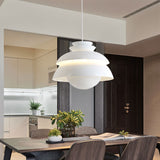 Wide Flare Hanging Lighting Modern Metal 1 Bulb White Ceiling Pendant Light for Dining Room Clearhalo 'Ceiling Lights' 'Modern Pendants' 'Modern' 'Pendant Lights' 'Pendants' Lighting' 298168