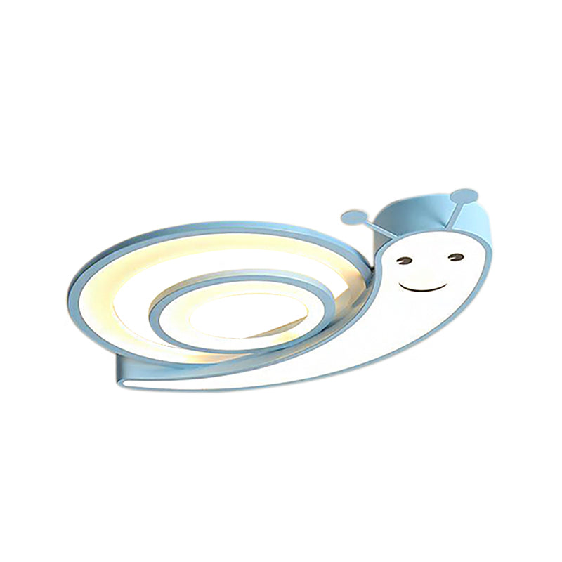 Acrylic Cute Snail Flush Mount Light Kindergarten Bedroom Cartoon LED Ceiling Lamp Clearhalo 'Ceiling Lights' 'Close To Ceiling Lights' 'Close to ceiling' 'Flush mount' Lighting' 30566