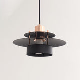 Drum Shade Kitchen Pendant Lighting Fixture Metal 1 Light Minimalist Hanging Lamp Kit in Black Clearhalo 'Ceiling Lights' 'Modern Pendants' 'Modern' 'Pendant Lights' 'Pendants' Lighting' 313265