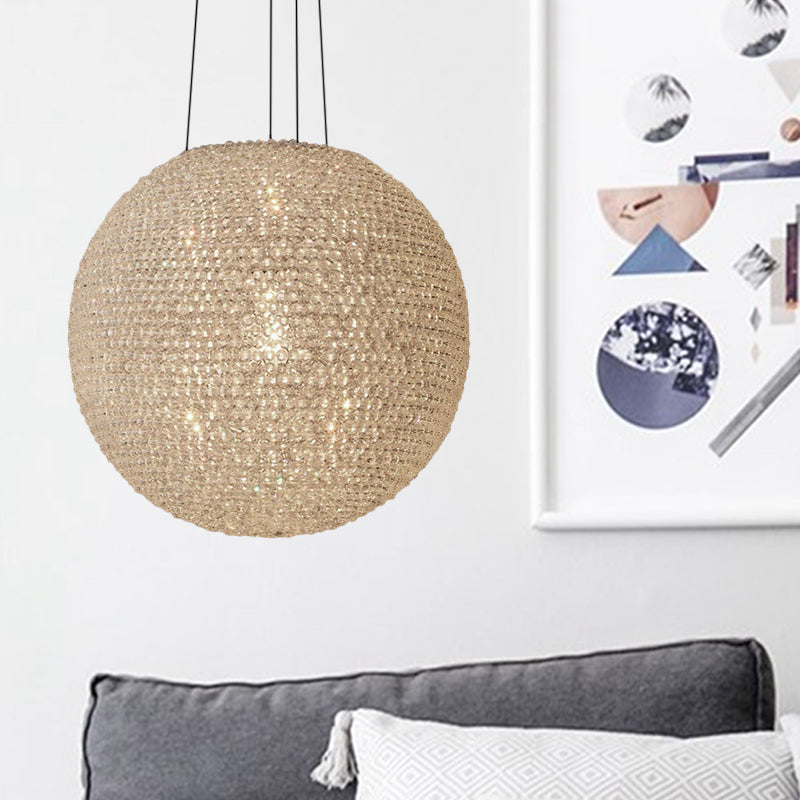 Metal White Chandelier Pendant Light Globe 2 Lights Minimalism Drop Lamp for Bedroom Clearhalo 'Ceiling Lights' 'Chandeliers' Lighting' options 328494