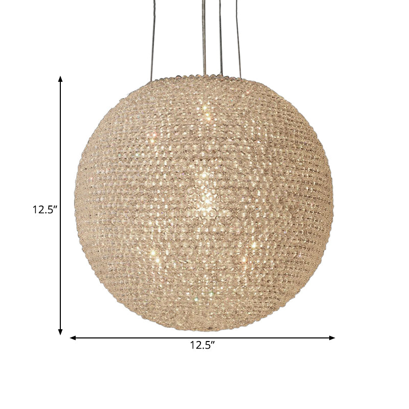 Metal White Chandelier Pendant Light Globe 2 Lights Minimalism Drop Lamp for Bedroom Clearhalo 'Ceiling Lights' 'Chandeliers' Lighting' options 328497