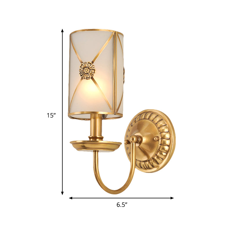 1/2-Light Brass Wall Mount Lamp Vintage Gold Finish Swag Arm Candle Sconce Light Fixture Clearhalo 'Wall Lamps & Sconces' 'Wall Lights' Lighting' 333482