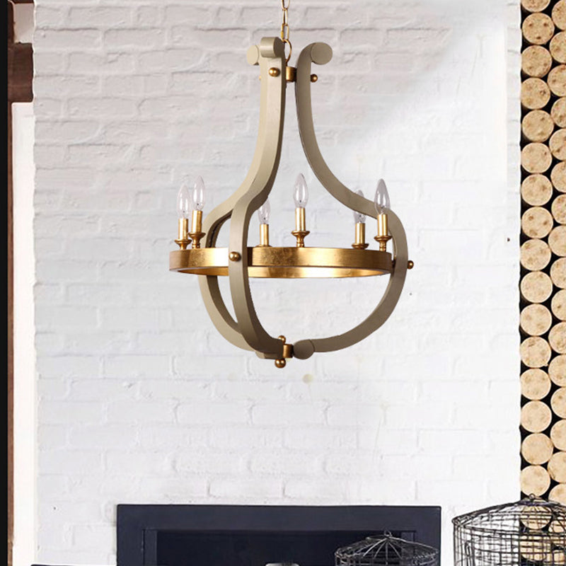 Wood Bend Chandelier Lamp Contemporary 6/12 Bulbs Gold Pendant Lighting Fixture with Adjustable Chain 6 Gold Clearhalo 'Ceiling Lights' 'Chandeliers' Lighting' options 341896_335d8305-4b85-44ab-b23d-1d9c85d9eb06