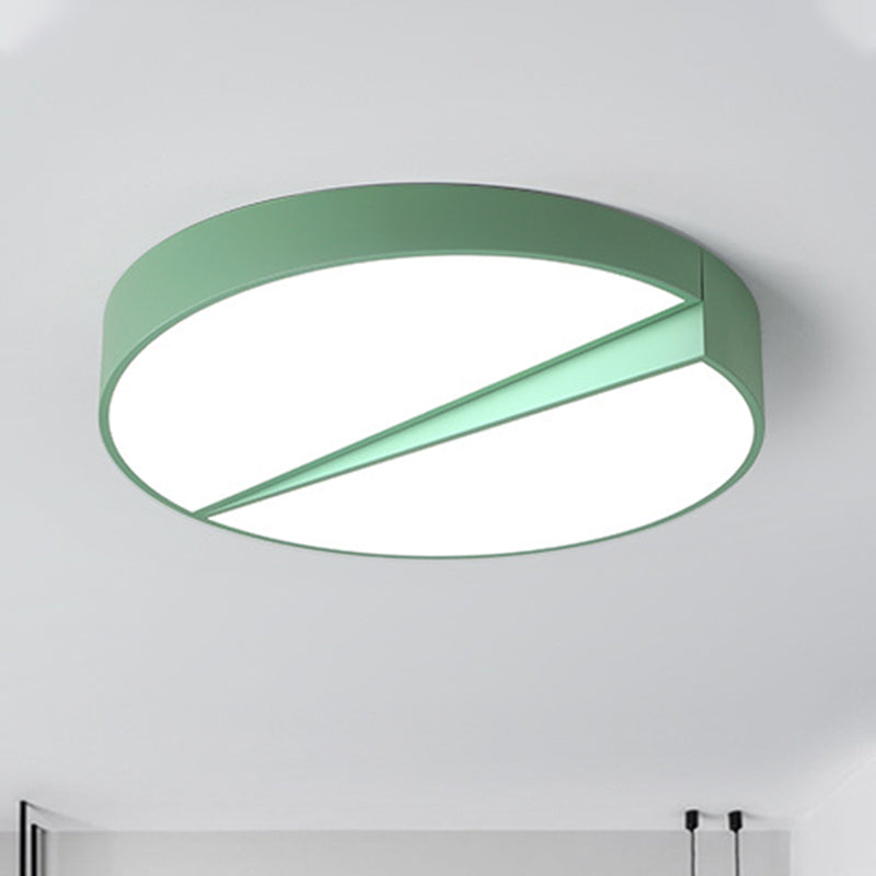 Half-Round LED Flush Ceiling Light Macaron Loft Acrylic Ceiling Fixture for Dining Room Clearhalo 'Ceiling Lights' 'Close To Ceiling Lights' 'Close to ceiling' 'Flush mount' Lighting' 345456