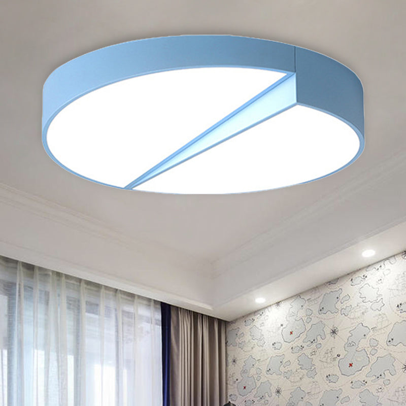 Half-Round LED Flush Ceiling Light Macaron Loft Acrylic Ceiling Fixture for Dining Room Clearhalo 'Ceiling Lights' 'Close To Ceiling Lights' 'Close to ceiling' 'Flush mount' Lighting' 345462