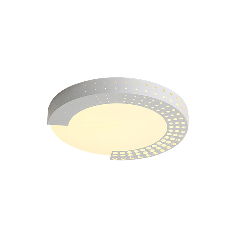 Modern Circle Ceiling Mount Light with Dot Half-Ring Acrylic LED Ceiling Lamp for Baby Room Clearhalo 'Ceiling Lights' 'Close To Ceiling Lights' 'Close to ceiling' Lighting' 345595