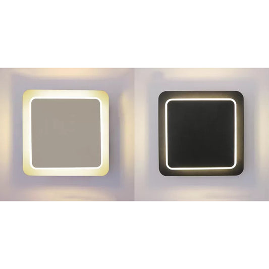 Modern Style Wall Light Square Shape Acrylic LED Sconce Light for Stair Dining Room Clearhalo 'Wall Lamps & Sconces' 'Wall Lights' Lighting' 35369