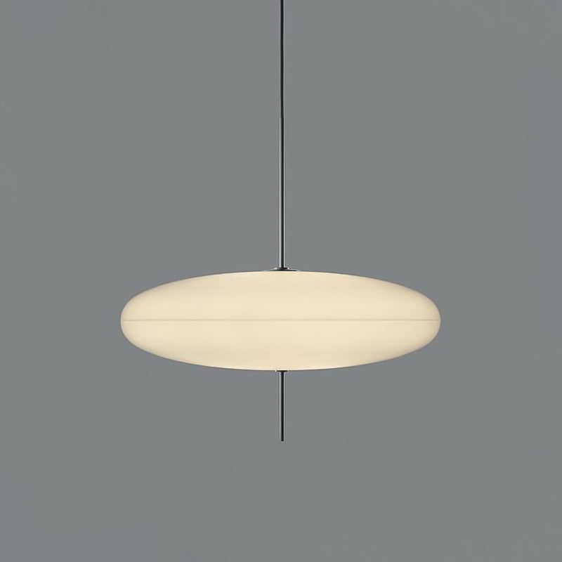 Modernism Circular Ceiling Pendant White Glass 1 Bulb Dining Room Hanging Light Kit Clearhalo 'Ceiling Lights' 'Glass shade' 'Glass' 'Modern Pendants' 'Modern' 'Pendant Lights' 'Pendants' Lighting' 359575