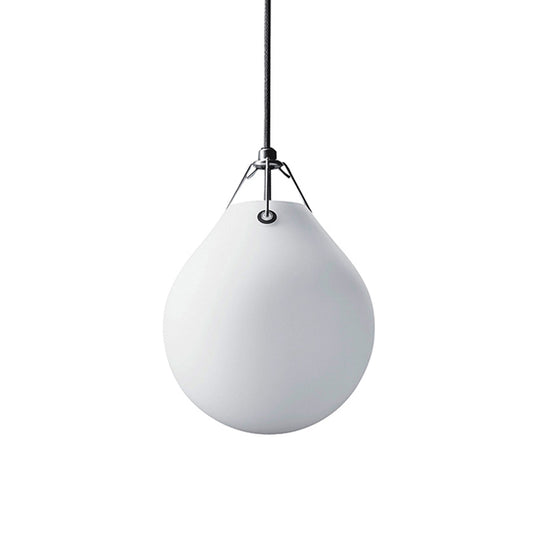 Minimalism Sphere Suspension Light White Glass 1 Head 7"/10" Wide Restaurant Pendant Lighting Clearhalo 'Ceiling Lights' 'Glass shade' 'Glass' 'Modern Pendants' 'Modern' 'Pendant Lights' 'Pendants' Lighting' 359604