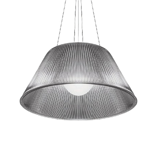 1 Light Restaurant Pendant Lamp Contemporary Hanging Ceiling Light with Cone Clear Glass Shade, 13"/19.5" Dia Clearhalo 'Ceiling Lights' 'Close To Ceiling Lights' 'Glass shade' 'Glass' 'Modern Pendants' 'Modern' 'Pendant Lights' 'Pendants' Lighting' 359649