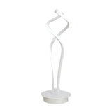 Minimalist LED Small Desk Lamp Black/White Twisted Task Lighting with Acrylic Shade for Bedroom Clearhalo 'Lamps' 'Table Lamps' Lighting' 369530