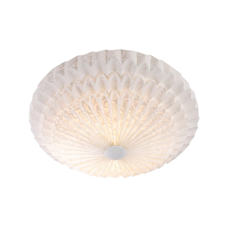 White Acrylic Flush Lighting with Dome Shade Integrated 21"/26" Wide 1 Light Modern Led Indoor Flush Mount Light Clearhalo 'Ceiling Lights' 'Close To Ceiling Lights' 'Close to ceiling' 'Flush mount' Lighting' 377761