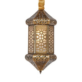 Art Deco Hexagonal Pendant Light Metal 1 Head Suspended Lighting Fixture in Brass Clearhalo 'Ceiling Lights' 'Pendant Lights' 'Pendants' Lighting' 381539