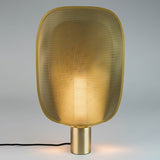 Oblong Task Lighting Contemporary Metal 1 Bulb Gold Reading Book Light, 9.5"/13" Wide Clearhalo 'Lamps' 'Table Lamps' Lighting' 384702