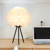 1 Head Living Room Table Light Modern White Small Desk Lamp with Flower Fabric Shade Clearhalo 'Lamps' 'Table Lamps' Lighting' 384722