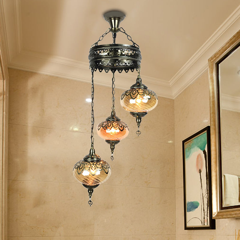 Shops swirl glass pendant light