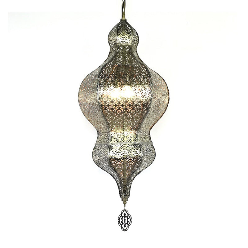 Gourd Restaurant Wall Lighting Vintage Metallic 1 Light Bronze Sconce Lamp Fixture Clearhalo 'Wall Lamps & Sconces' 'Wall Lights' Lighting' 400538