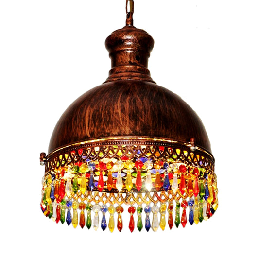 Art Deco Bowl Chandelier Lighting 3 Bulbs Metal Ceiling Suspension Lamp in Brass for Living Room Clearhalo 'Ceiling Lights' 'Chandeliers' Lighting' options 404007