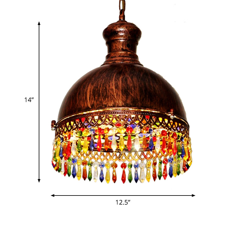 Art Deco Bowl Chandelier Lighting 3 Bulbs Metal Ceiling Suspension Lamp in Brass for Living Room Clearhalo 'Ceiling Lights' 'Chandeliers' Lighting' options 404008