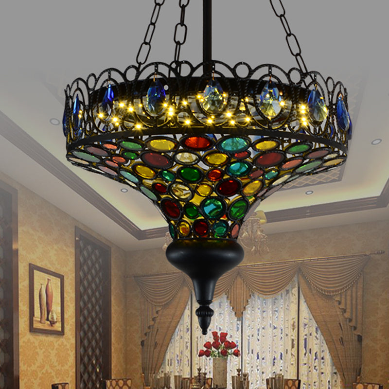 Metal Black Hanging Ceiling Light Curving 1 Head Art Deco Pendant Lamp for Restaurant Black Clearhalo 'Ceiling Lights' 'Pendant Lights' 'Pendants' Lighting' 404233_e7110247-f5c1-47f0-9c6f-ffc46342de6f